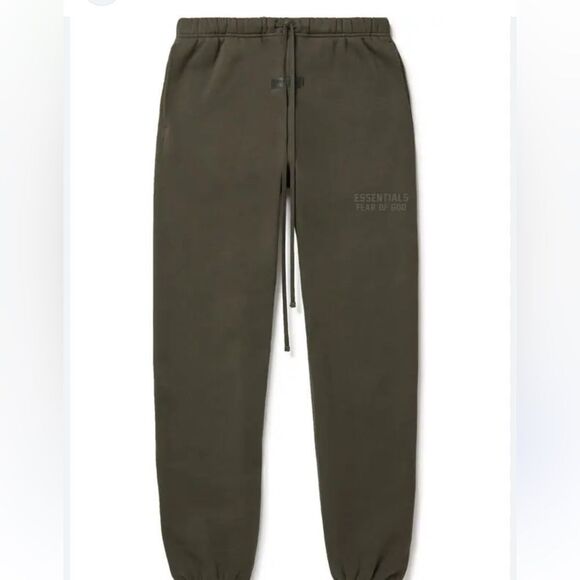 Fear of God Essentials NWT Relaxed Sweatpants, Color: Green XL MRSP:$ 150.00 - Picture 3 of 8